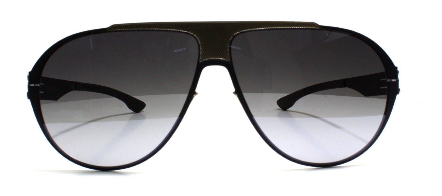 Ic! Berlin Carson Black Matt-Bronze Mesh Black to Grey Гранд Сити Оптика