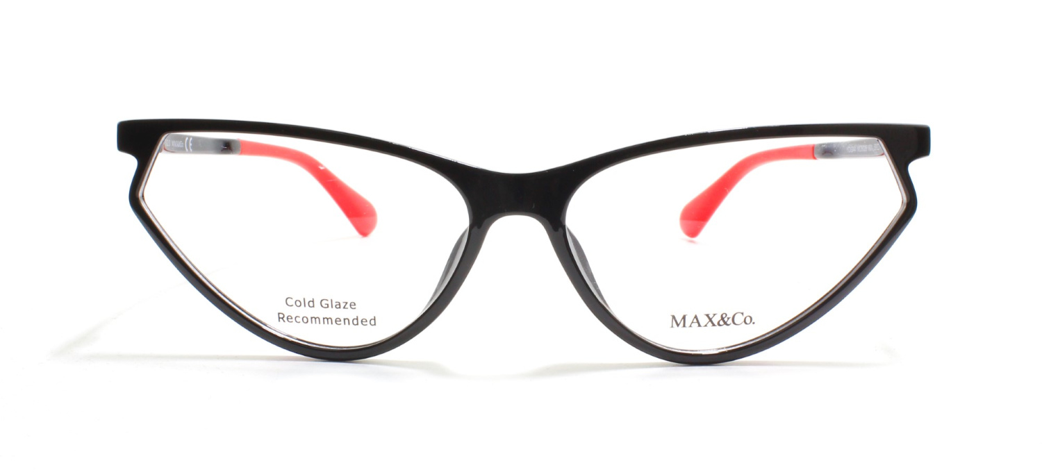 оправа для очков Max&Co 5026 001 Ободковая Кошачий глаз Женские Черный цвет