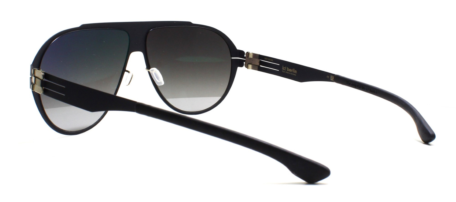 Ic! Berlin Carson Black Matt-Bronze Mesh Black to Grey Гранд Сити Оптика